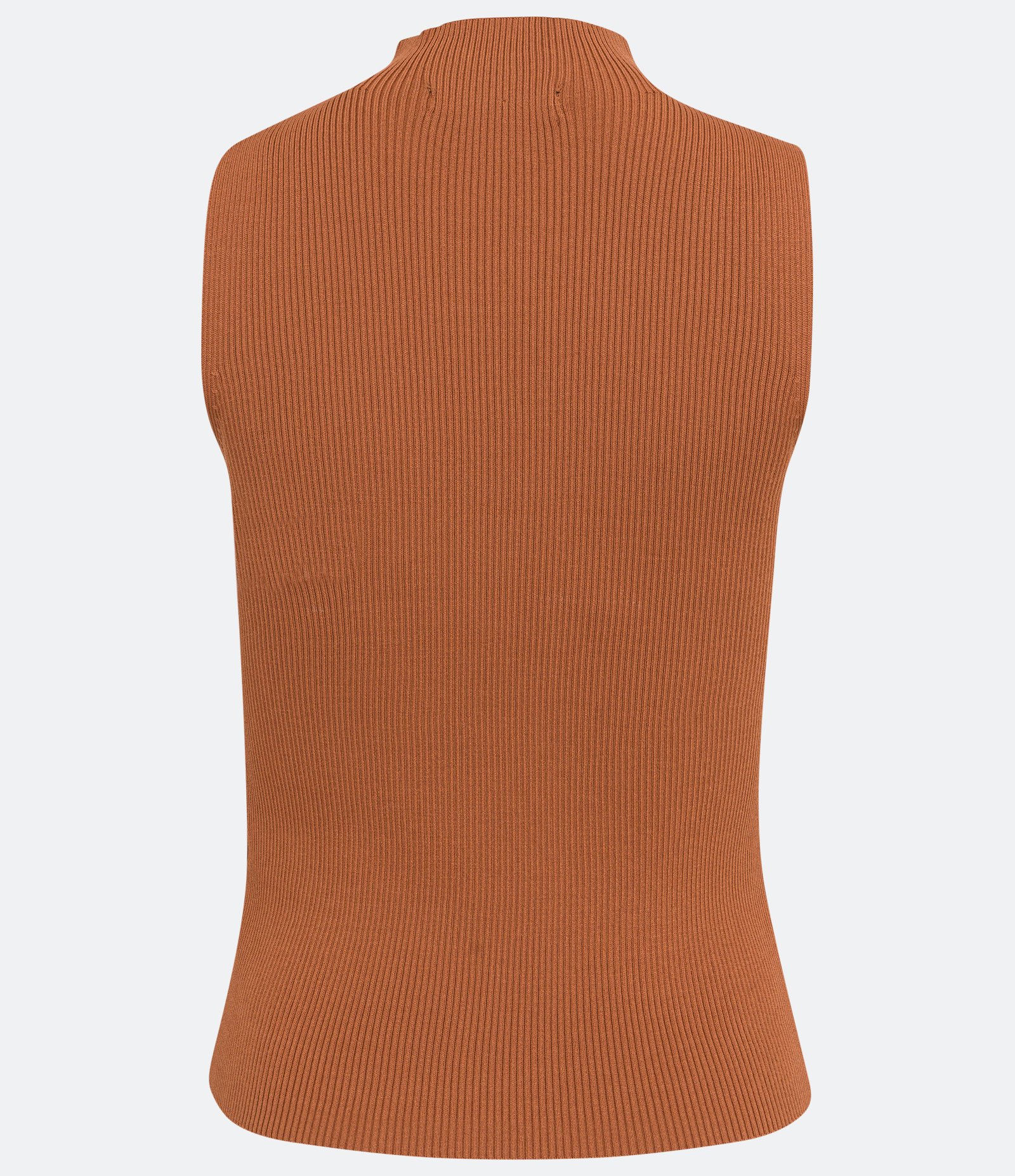 Blusa Regata Básica em Tricô com Gola Alta 6