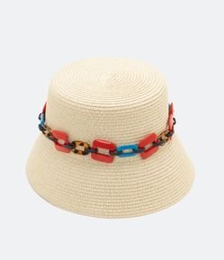 Sombrero de Playa con Detalle en la Ala