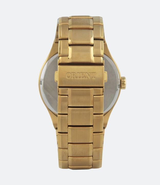 Relógio Orient Analógico com Pulseira e Caixa em Aço Metal MGSS1136-P2KX Dourado 3