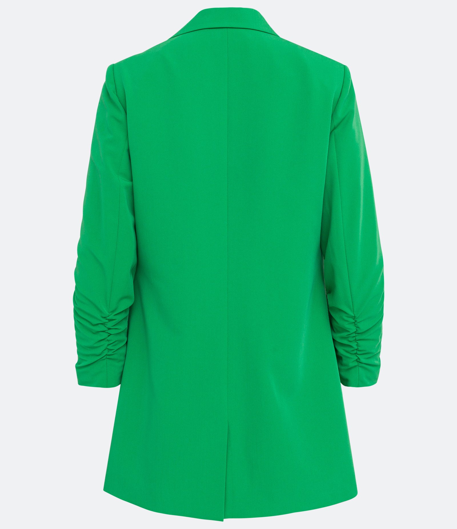 Blazer Alfaiataria Alongado em Crepe com Franzidos nos Punhos 7