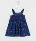 Imagem miniatura do produto Vestido Marias Infantil Estampado Cerezas - Talle 1 a 5 años Azul 2
