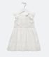 Imagem miniatura do produto Vestido Infantil con Bordados Boroderie - Talle 1 a 5 años Blanco 1
