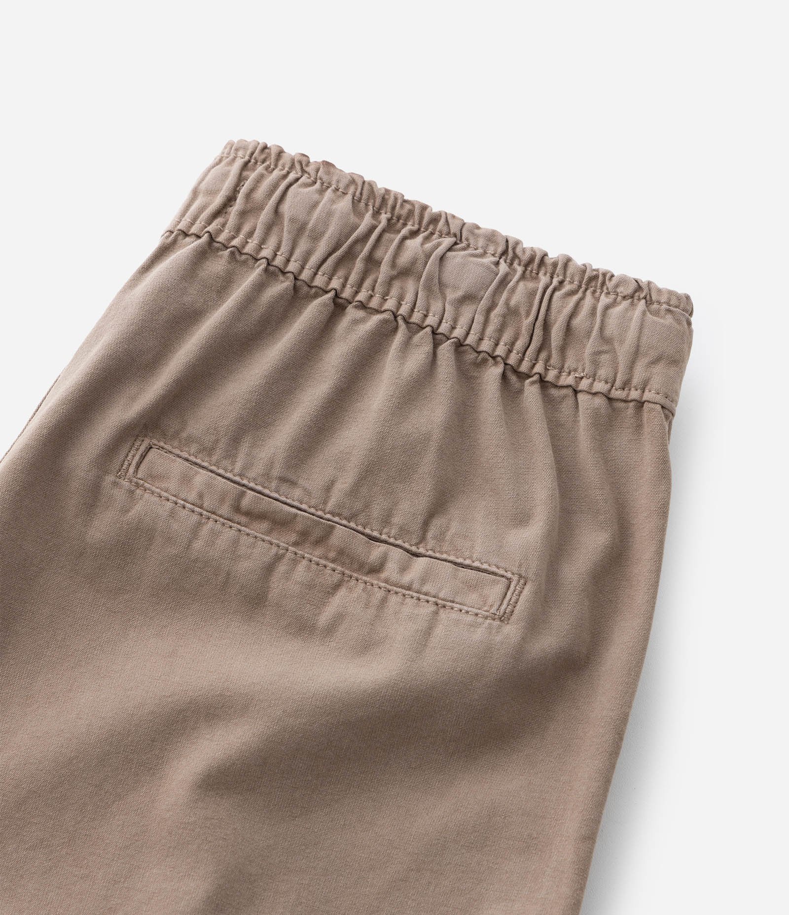 Bermuda Infantil em Sarja com Amarração - Tam 5 a 14 anos Bege Médio 5