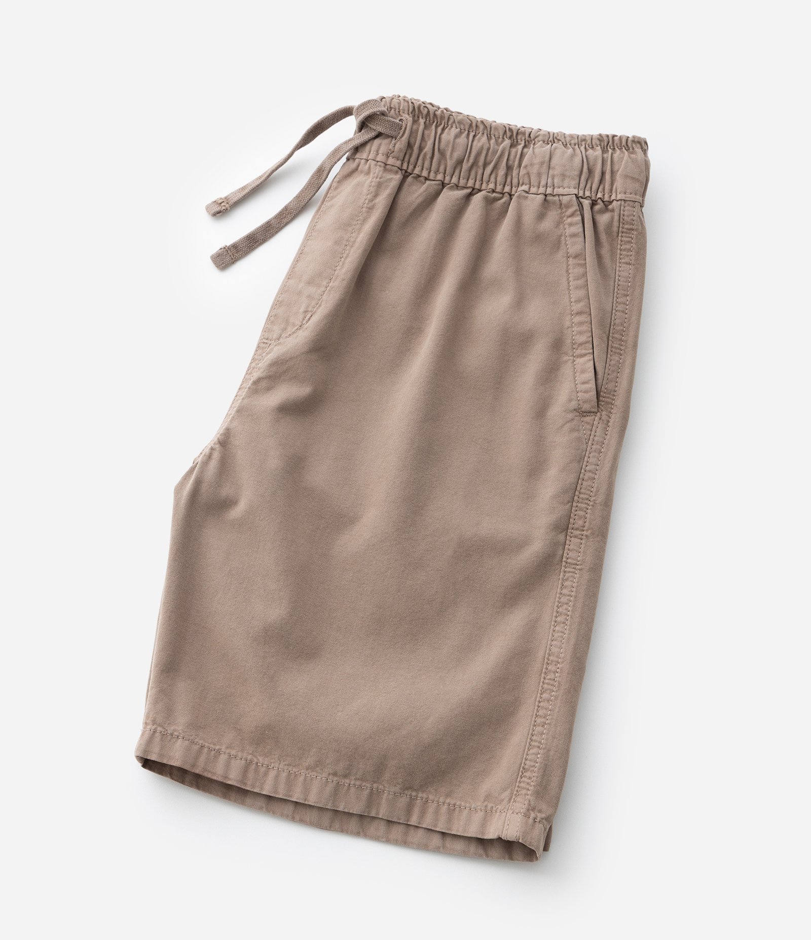 Bermuda Infantil em Sarja com Amarração - Tam 5 a 14 anos Bege Médio 7