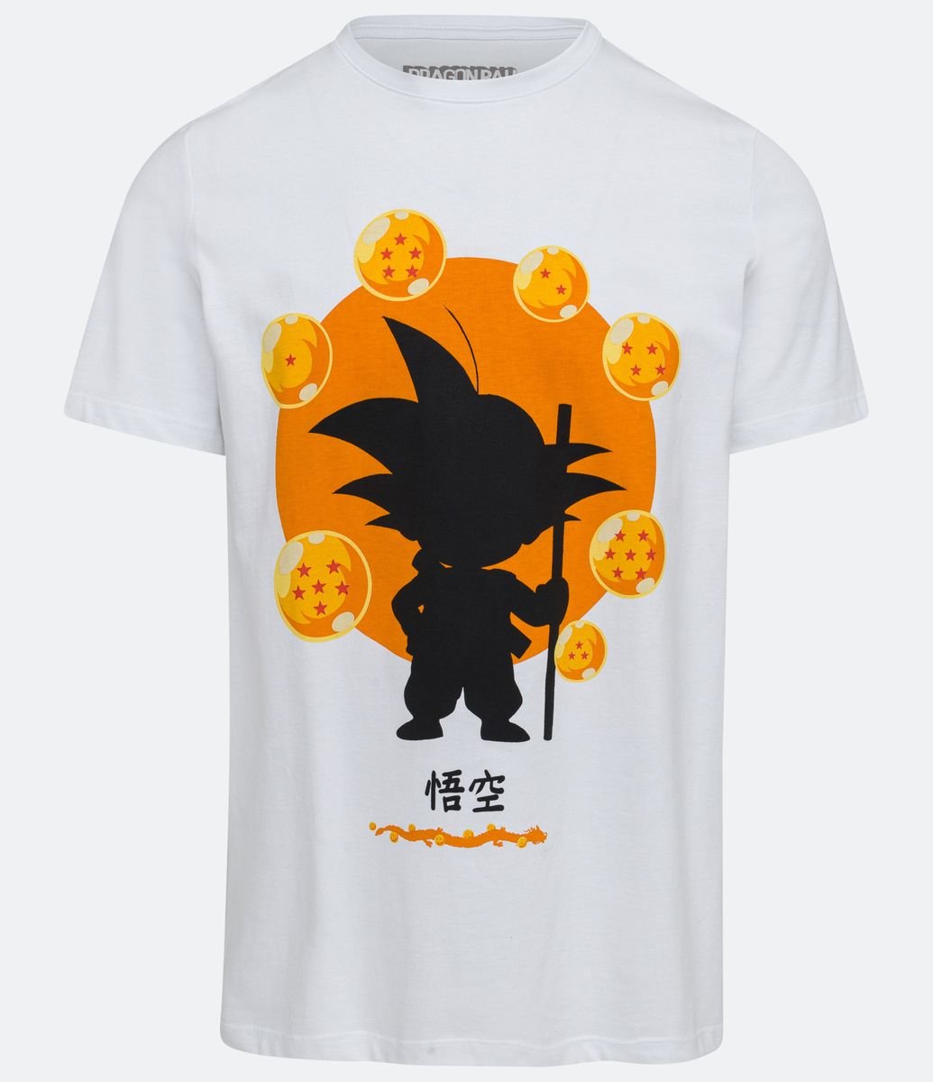 Camiseta Goku Dragon Ball Esferas do Dragão - Piticas PP - Tio Gêra