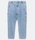 Imagem miniatura do produto Pantalón Jeans Loose con Bolsillos Laterales Azul 8
