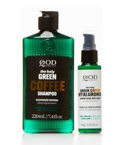 Kit Shampoo + Sérum Facial de Café Verde QOD