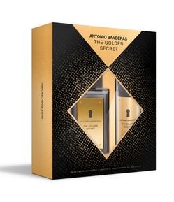 Kit Perfume Antonio Banderas The Golden Secret Masculino Eau de Toilette 100ml + Desodorante Spray 150ml