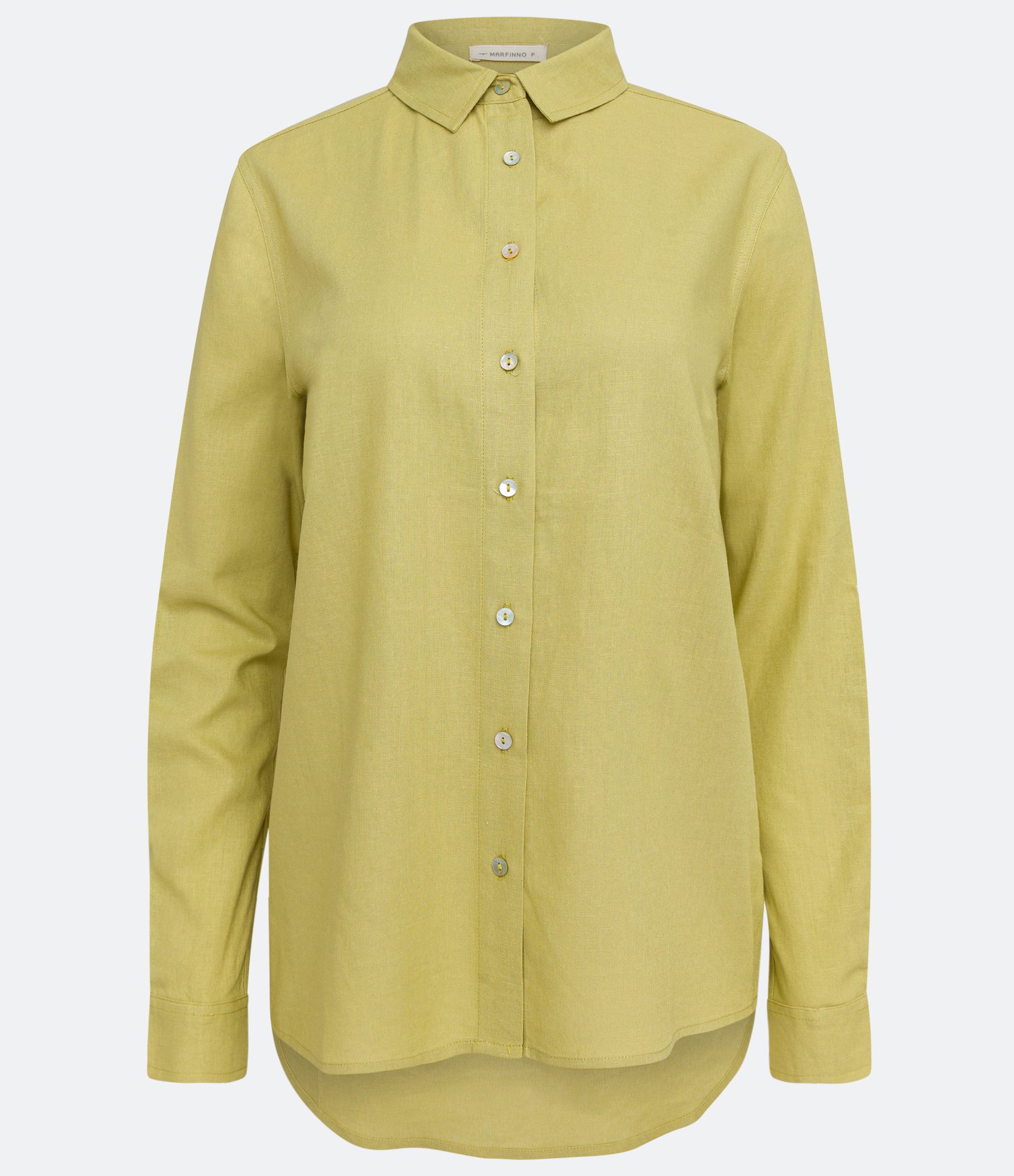 Camisa Básica em Viscolinho com Detalhe na Manga 1