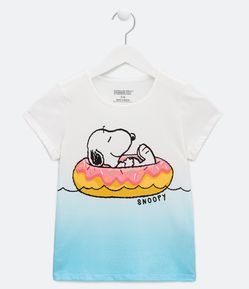 Blusa Infantil con Estampado Snoopy - Talle 5 a 14 años