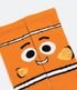 Imagem miniatura do produto Media Caña Larga en Algodón con Estampado Nemo Naranja 4