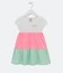 Imagem miniatura do produto Vestido Marias Infantil  con Lazo Pequeño - Talle 1 a 5 años Rosado 1