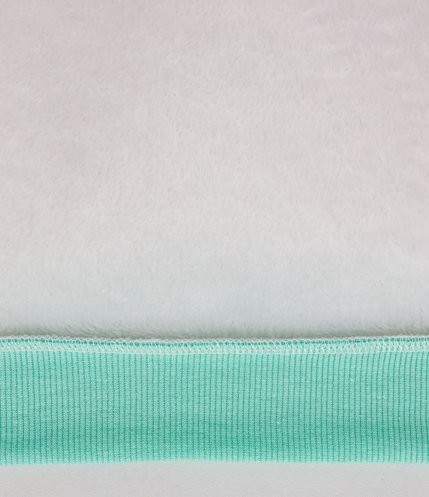 Pijama Infantil Largo con Bordado Gata - Talle 1 a 4 años Blanco/Violeta/Verde 4