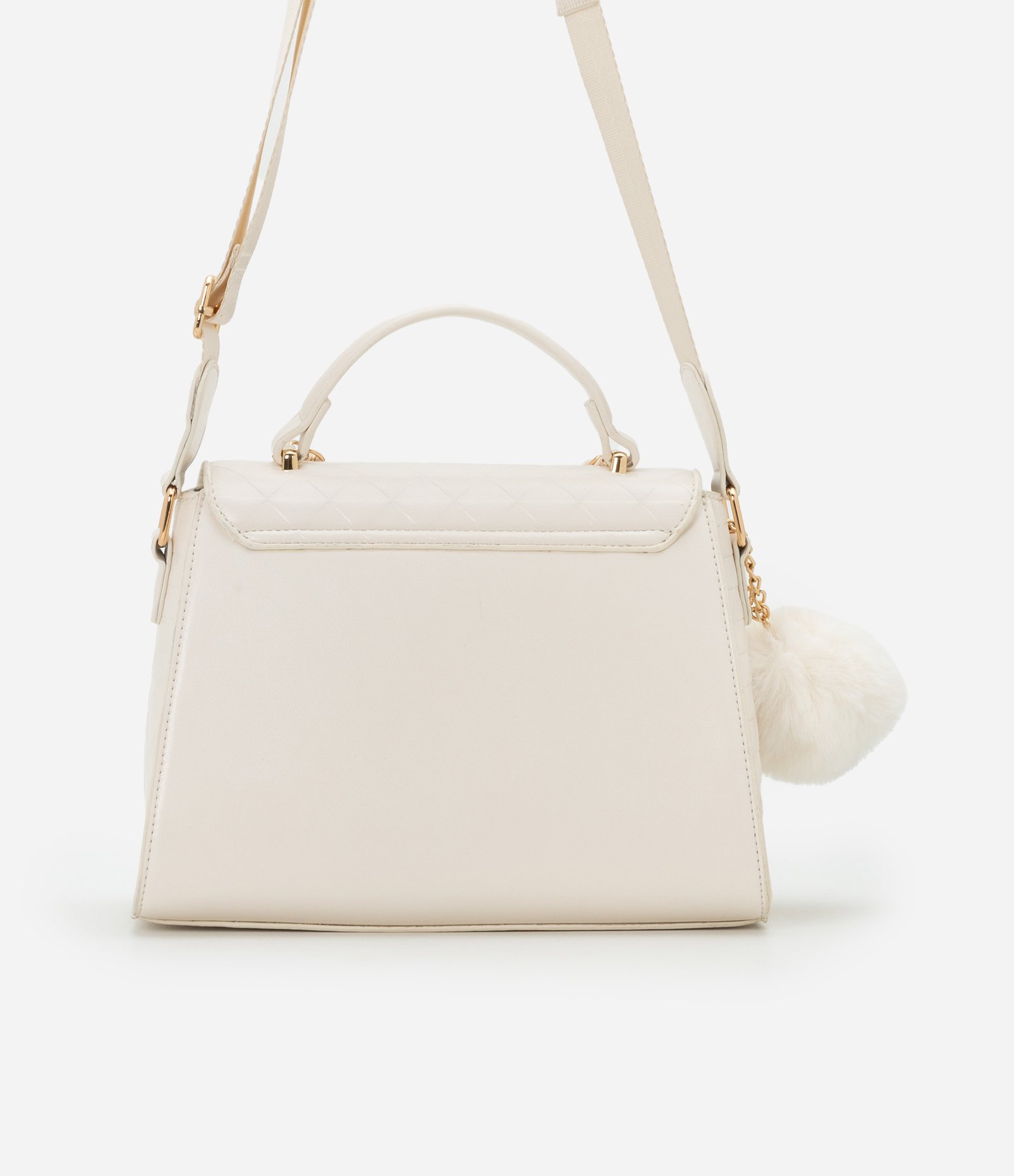 Bolsa Transversal Estruturada com Alça de Corrente 4