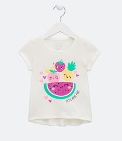 Blusa Infantil con Estampado Frutas - Talle 1 a 5 años
