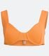 Imagem miniatura do produto Blusa Musculosa Cropped en Viscosa con Lastex en la Espalda Naranja 7