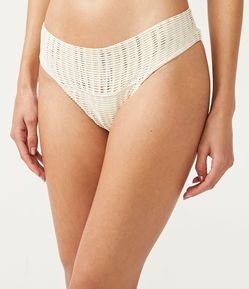 Biquíni Calcinha Pala Larga em Poliamida Texturizado