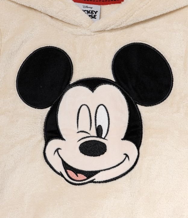 Buzo Infantil en Sherpa con Estampado Mickey - Talle 1 a 5 años Beige 4