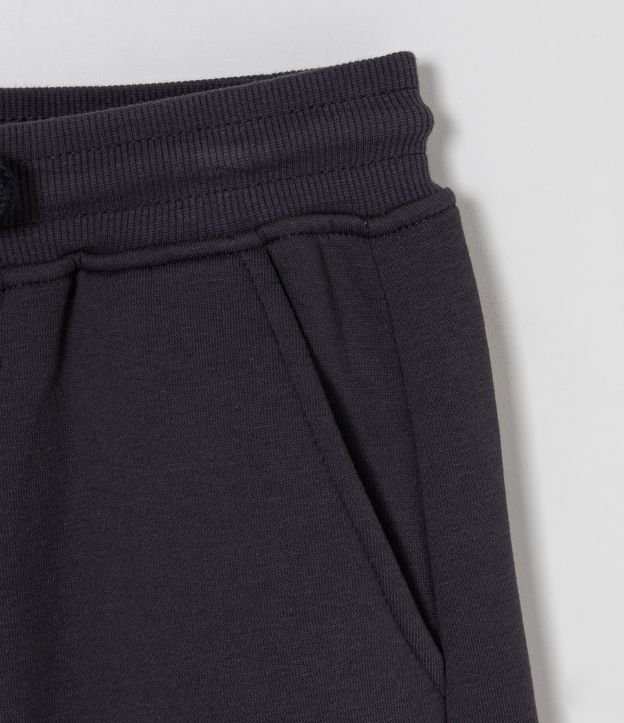 Pantalón Infantil en Algodón con Estampado Naruto - Talle 5 a 14 años Gris Oscuro 5