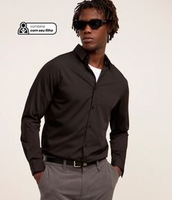 Camisa Slim em Fibra de Bambu