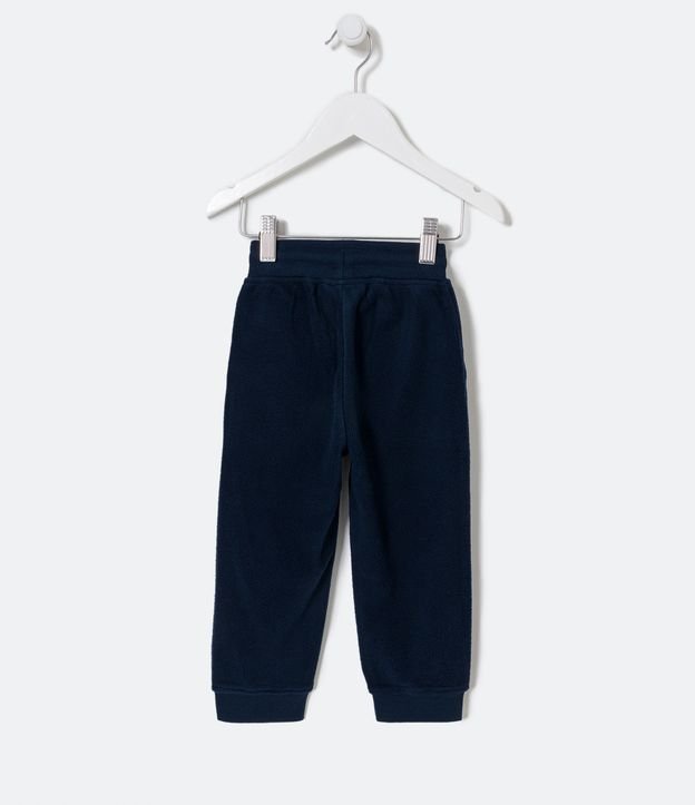 Pantalón Infantil con Cintura Elástica y Cordón - Talle 1 a 4 años Azul 2