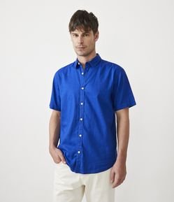 Camisa Texturizada Manga Curta Regular Masculino Cinza Van Heusen - Van  Heusen - Renner