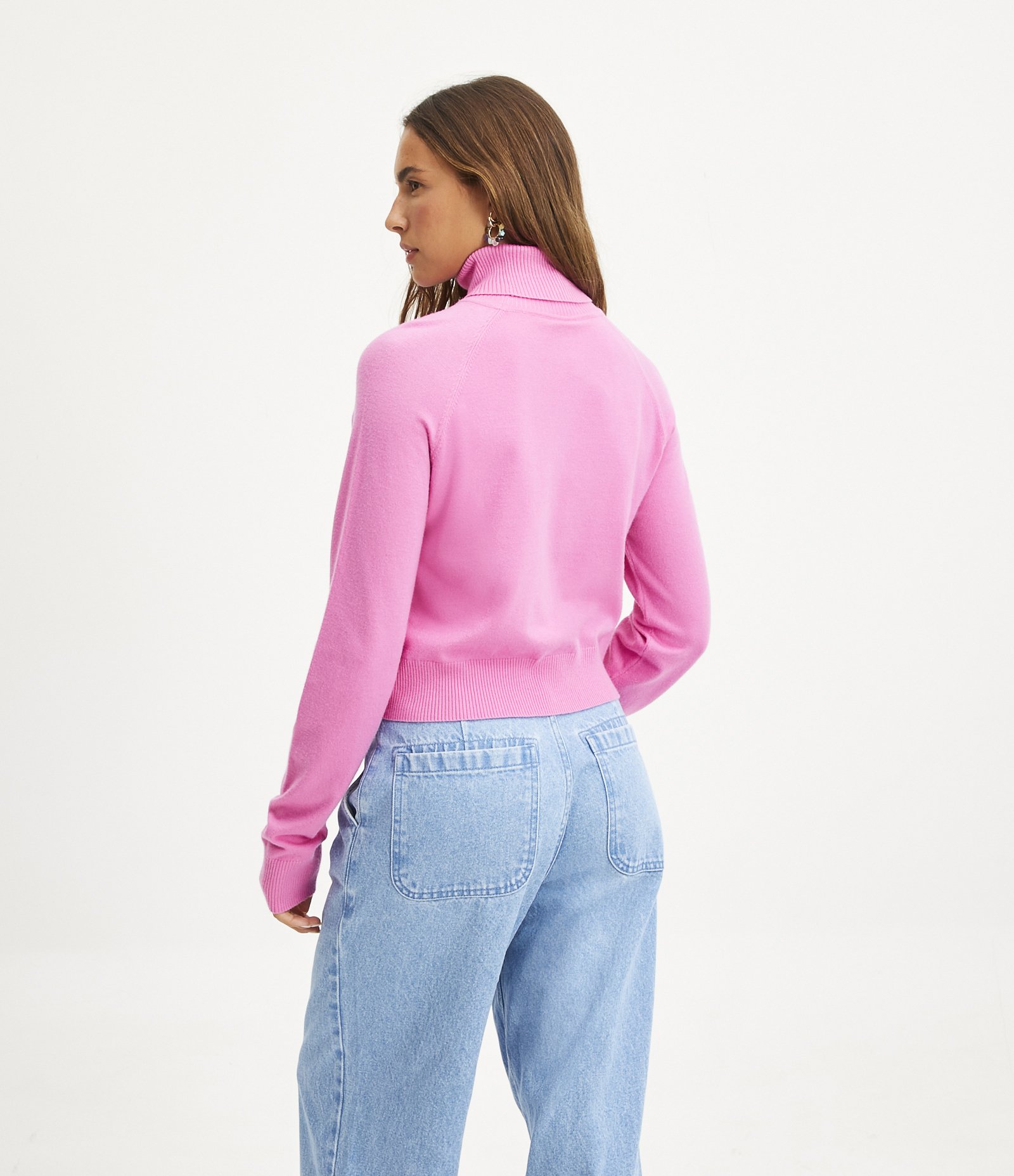Blusa em Tricô com Gola Alta e Manga Longa 3