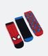 Imagem miniatura do produto Kit 03 Pares de Medias Infantil Estampado Spider-Man - Talle 20/23 a 32/35 Negro/Rojo/Azul 4