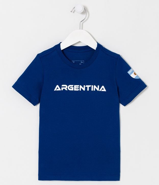 Camiseta Infantil Argentina - Tam 1 a 4 anos