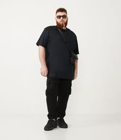 Calça Jogger em Sarja