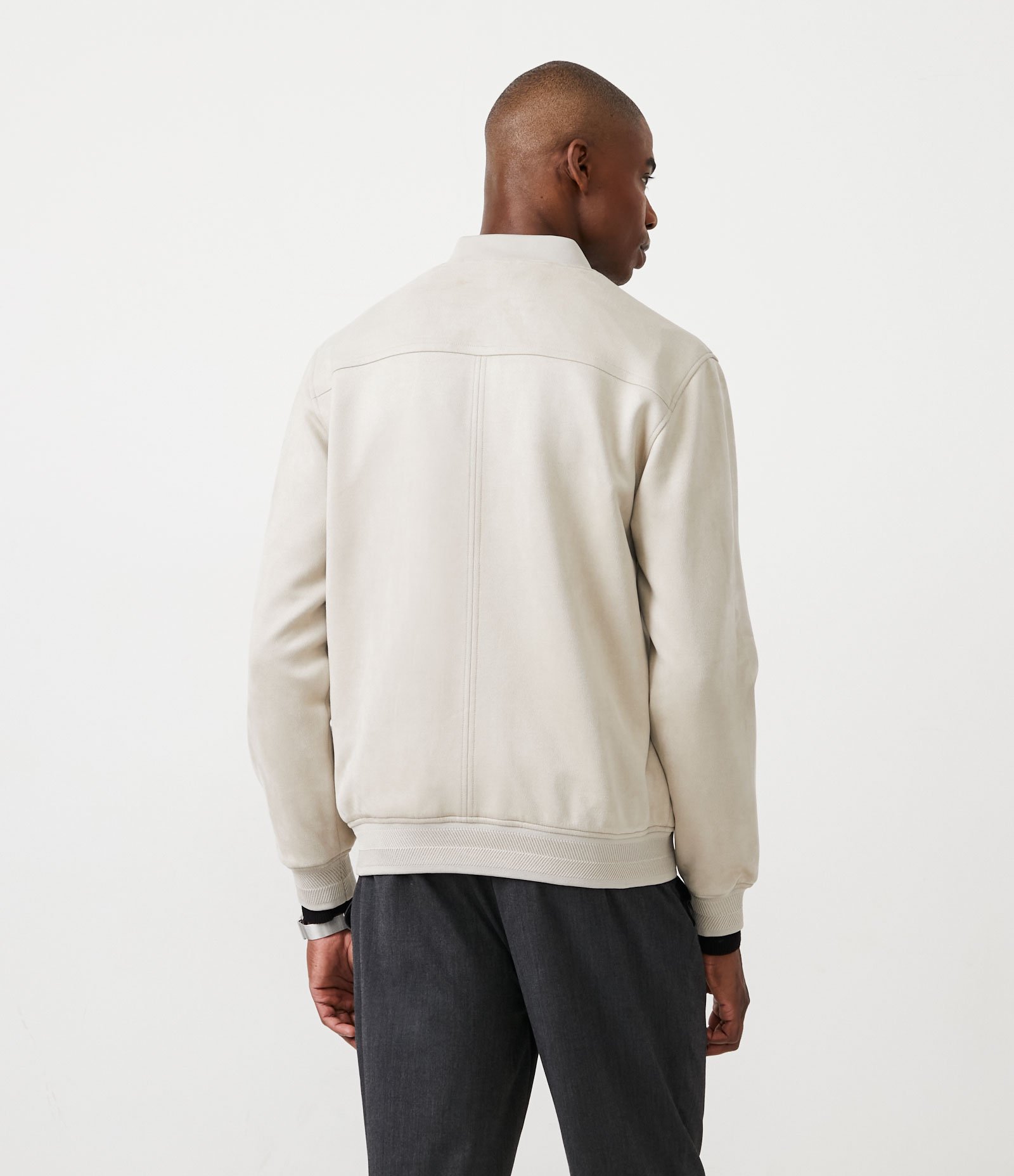 Jaqueta Bomber com Zíper e Bolsos 3