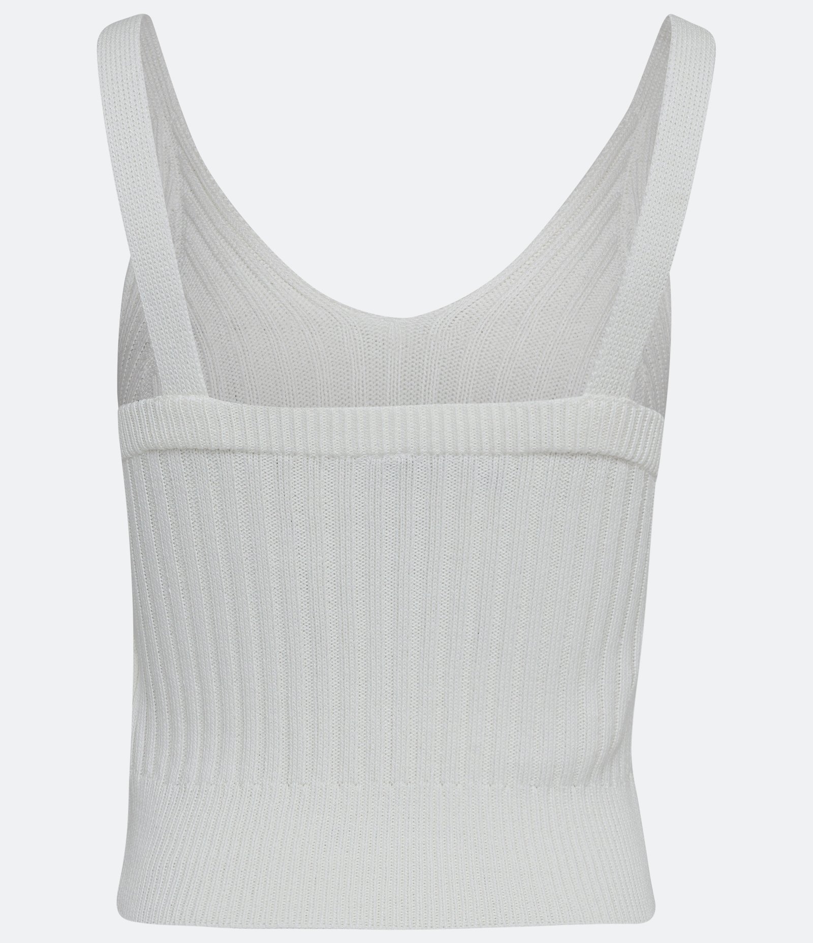 Blusa Regata Cropped em Viscose Canelada 6