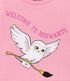 Imagem miniatura do produto Blusa Cropped Infantil con Estampado Edwiges Harry Potter - Talle 5 a 14 años Rosado 3