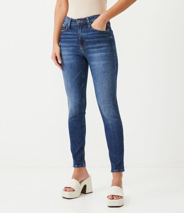 Pantalón Skinny Jeans con Elastano Azul 2