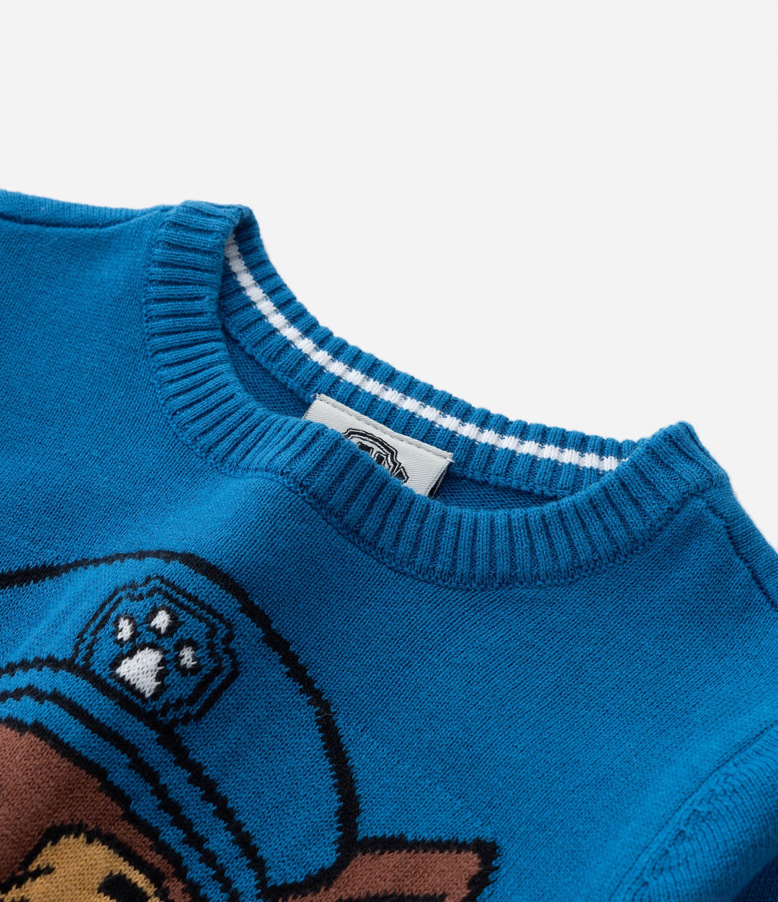 Suéter Infantil em Tricô com Estampa Patrulha Canina - Tam 2 a 5 anos Azul 4