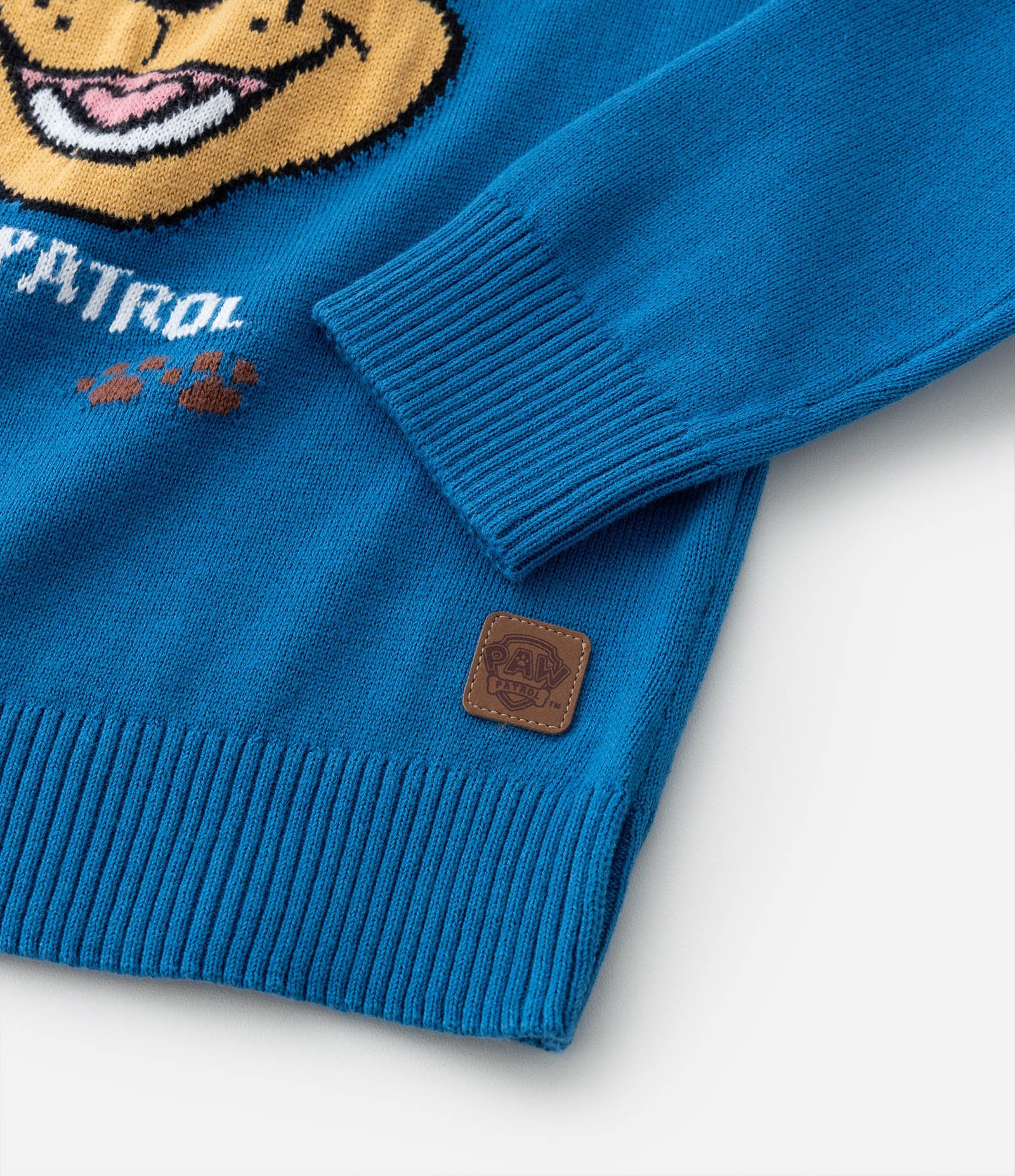 Suéter Infantil em Tricô com Estampa Patrulha Canina - Tam 2 a 5 anos Azul 6