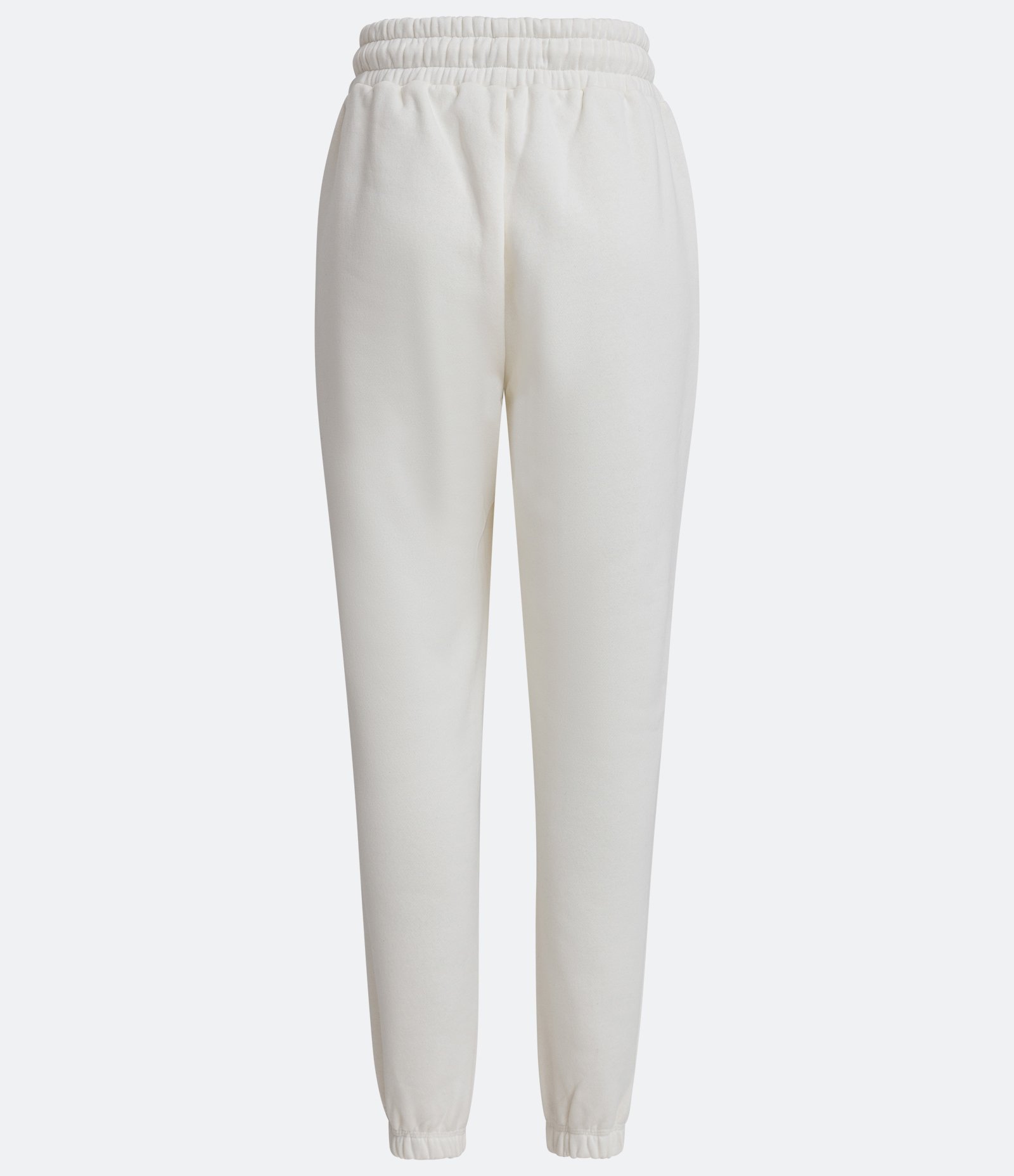 Calça Jogger Comfy em Moletom com Forro Fleece e Cós Elástico Branco 2
