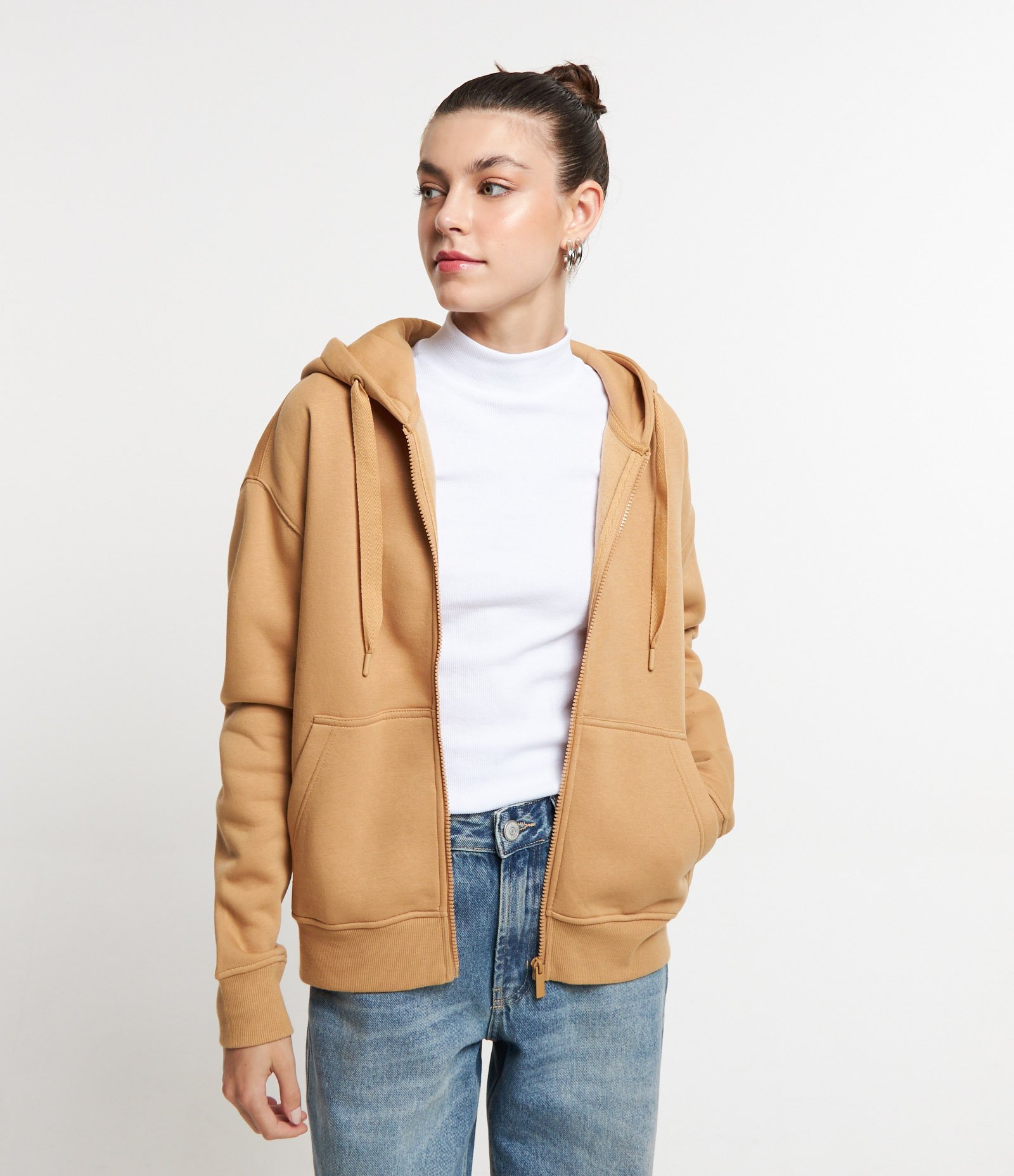 Casaco em Moletom Peluciado com Capuz e Bolso Canguru 6