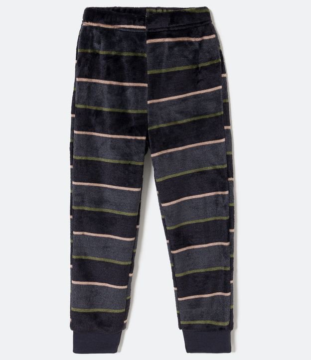 Pijama Infantil Largo en Fleece con Bordado Game Play- Talle 5 a 14 años Verde 2