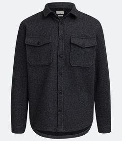 Camisa Comfort Overshirt em Flanela com Bolsos