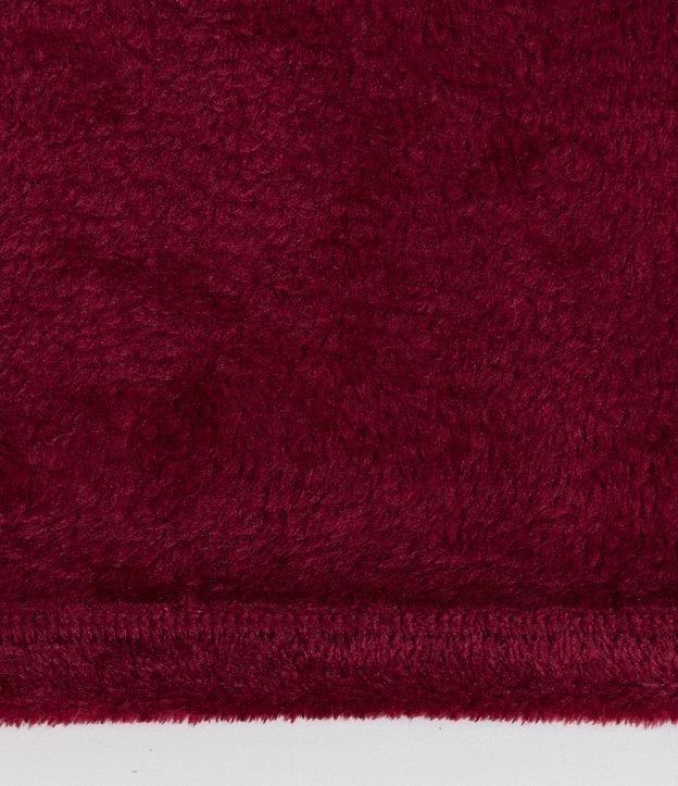 Pijama Largo Infantil en Fleece con Bordado Califórnia - Talle 5 a 14 años Rojo Oscuro/Azul 3