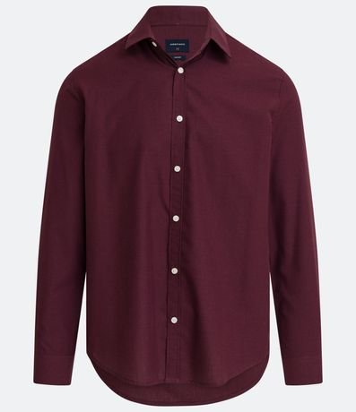 Camisa Comfort em Algodão com Estampa Xadrez e Manga Longa Menor preço em Camisa Comfort em Algodão com Estampa Xadrez e Manga Longa