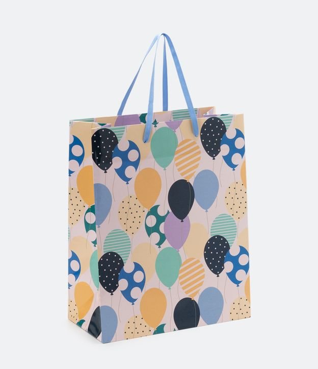 Embalaje de Regalo con Estampado de Globos Multicolores 1
