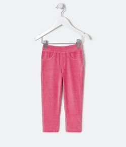 Calça Básica Infantil em Veludo Cotelê - Tam 1 a 5 anos