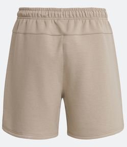 Bermuda Esportiva em Moletom Tecnológico com Cós Elástico e Zíper no Bolso