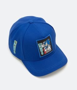 Boné Infantil Aba Curva Estampa Sonic