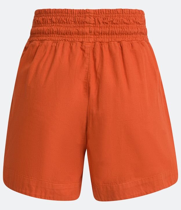Short Runner en Lyocell con Bolsillos Aplicados Naranja 6