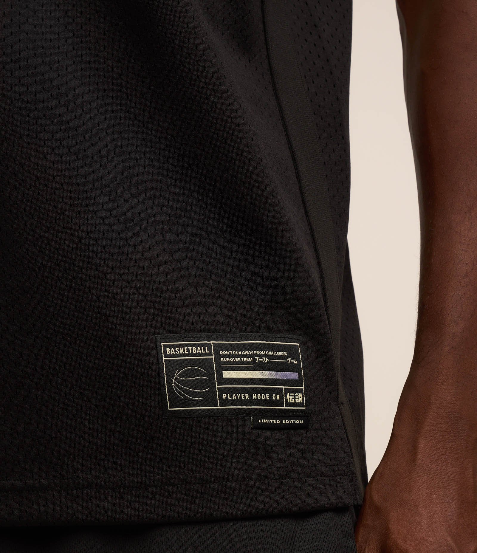 Regata Esportiva de Basquete com Textura e Estampa Los Angeles 23 Preto 4