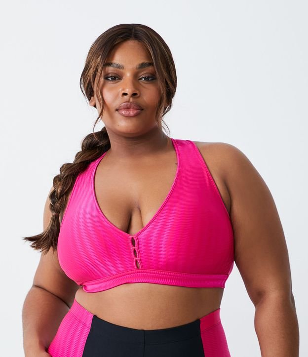 Top Nadador Esportivo em Poliamida Curve & Plus Size