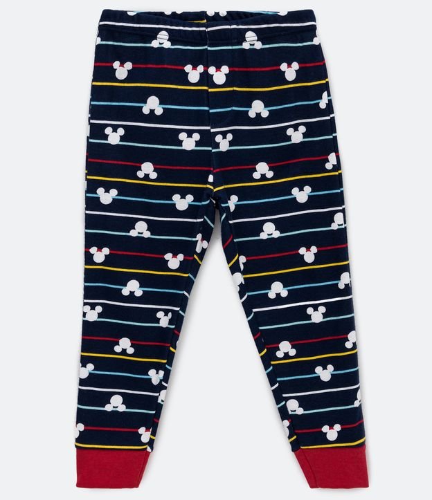 Pijama Longo Infantil Estampa Mickey - Tam 1 a 4 Anos Branco 4